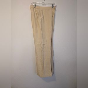 J.Jill summer pants size 10 silk and linen blend